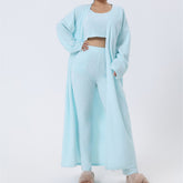 Cozy Pajama Set, 3 Piece Lounge Set, Cute Loungewear, Warm Suit Sets, Matching Set