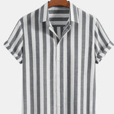 Fashionable Summer New Short-sleeved Printed Shirt For Men