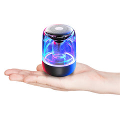 Wireless Bluetooth Speaker Powerful Bass Radio with Variable Color LED Light