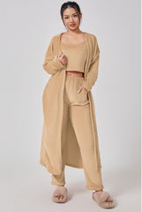 Cozy Pajama Set, 3 Piece Lounge Set, Cute Loungewear, Warm Suit Sets, Matching Set